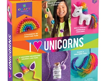 Craft-tastic I Love Unicorns Craft Kit for Kids ages 7 and Up
