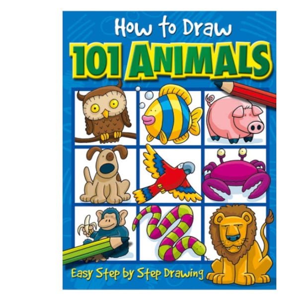 How to Draw 101 Animals (1) Paperback