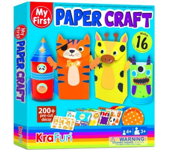 39 Awesome Animal Crafts For Kids 23 16 Arts & Crafts Zoo Animals /My First Safari Animal Paper Craft Kit…