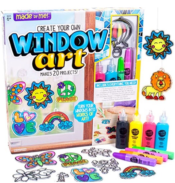 Sun Catcher Kits for Kids Paint Your Own DIY Sun Catchers Create Your Own  Window