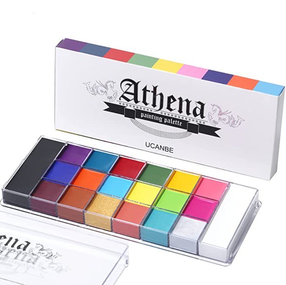 Face Paint Palette 12 Color , Non Toxic Face Painting Kit For Kids And