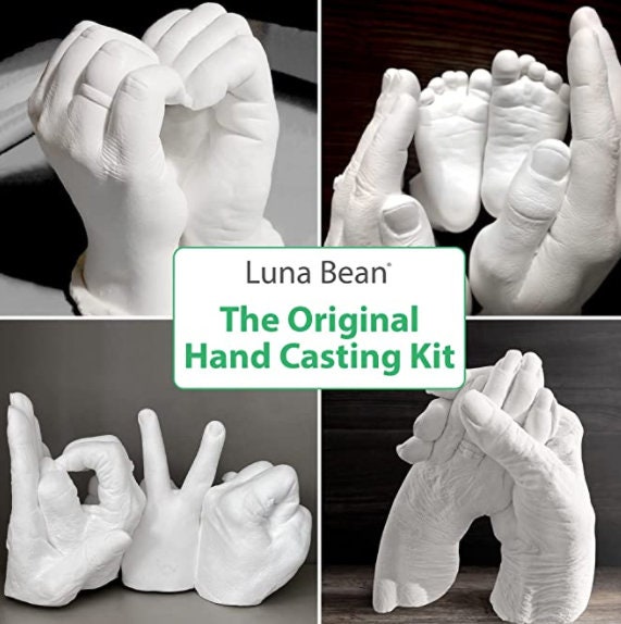 Luna Bean DIY Keepsake Hands Casting Kit/ Plaster Statue -  Norway