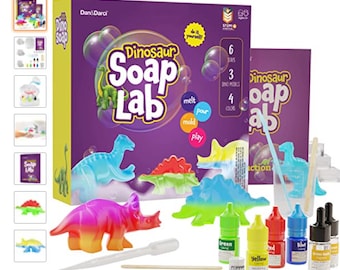 Dino Soap Making Kit: STEM Science Craft for Kids