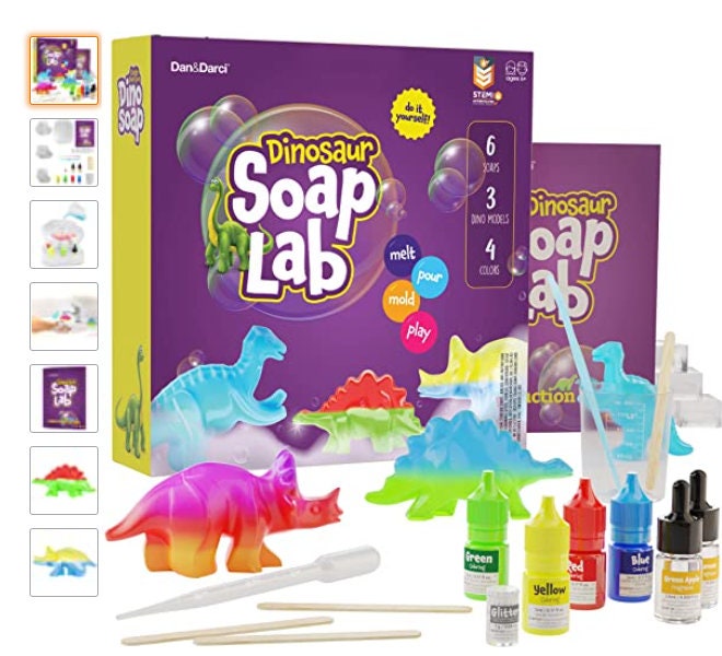B Me Beginner Soap Making Craft Kits for Kids Girls Ages 6+ | Make 15+ Soap  Shapes with 5 Different Scents | Make Your Own Soap Science Kits Toys