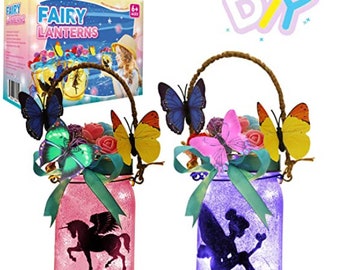 Fairy Lantern Craft Kit – DIY Jar Decor, Kids Nightlight
