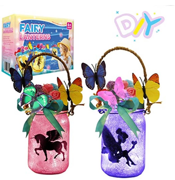 Fairy Lantern Craft Kit for Kids DIY Fairy Lantern Jar Decor Etsy