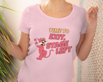 Snagglepuss Cartoon T Shirt: Retro Pink Panther Grafik T-Shirt, Vintage Shirt