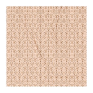 Pink Art Deco Fabric: Recycled Polyester, UPF 50+