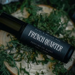French Quarter Perfume Oil | New Orleans Vampire | Dark Unique Fragrance for Alternative Gothic Style Lovers | Indie Perfume | Niche Perfume