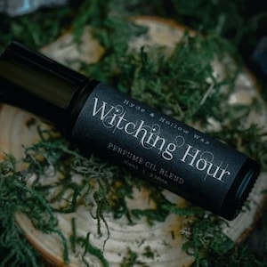 Witching Hour Rollerball Perfume, Cryptic Cryptids, Indie Perfume, Perfume Oil, Niche Perfume, Witchy Perfume Oil, Spooky Perfume
