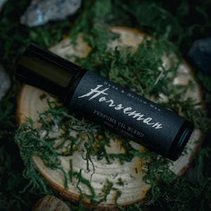 Horseman Perfume Oil: Haunted Autumn Maple Leaf, Patchouli & Plum