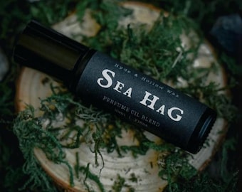 Sea Hag Rollerball Perfume, Coconut Milk, Sandalwood, Beachy Siren Fragrance