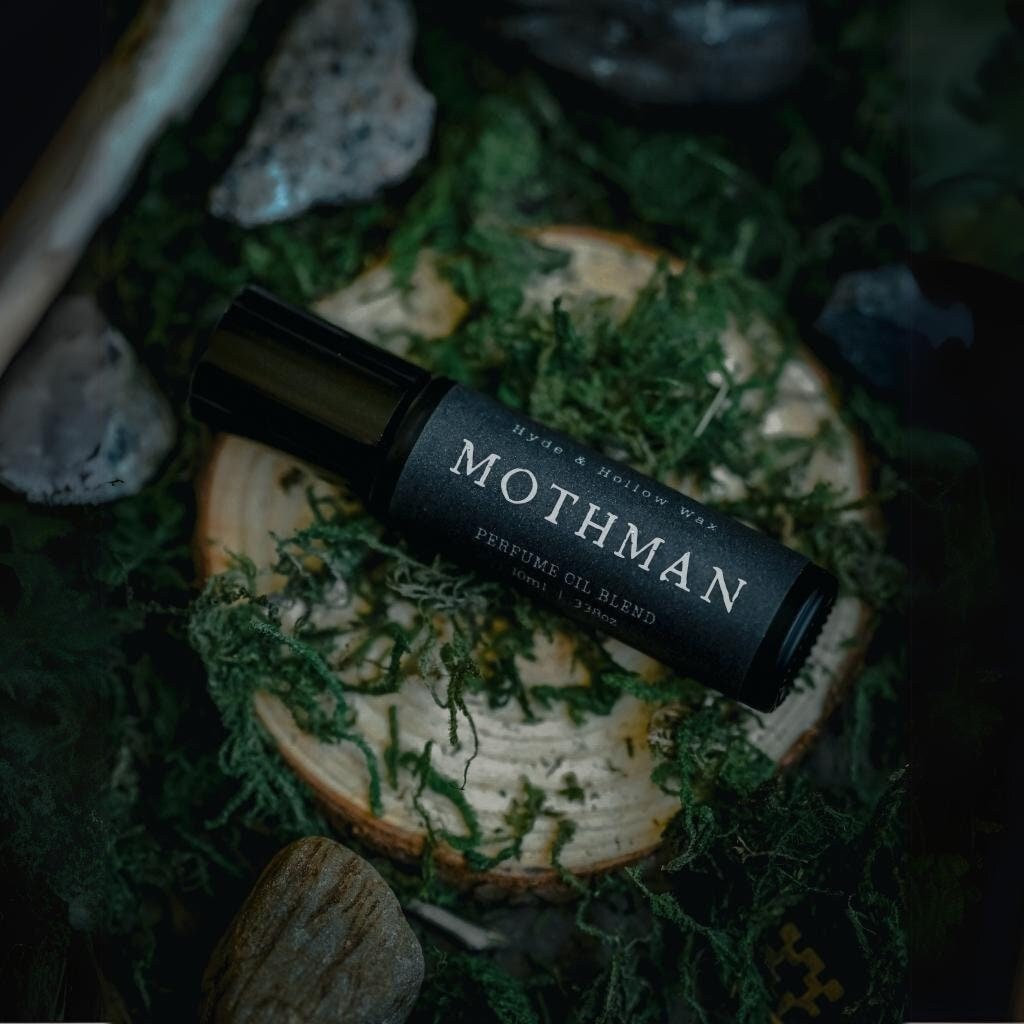 Mothman Rollerball Perfume, Cryptic Cryptids, Indie Perfume, Perfume Oil, Earthy Fragrance, Niche Perfume