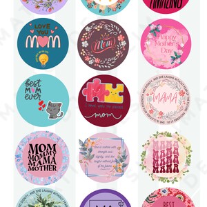Mother&#39;s day PNG Stickers/Mother&#39;s day stickers/Mother&#39;s day sublimation keychains/Happy mother&#39;s day PNG/Best mom ever png/Blessed mom png