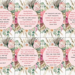 Jesaja-Schlüsselverse - zum Ausdrucken/Druckbare Verse-Prophet Jesaja/Jesaja-Verse. Digitaler Download, gedruckt und geschnitten als PDF-Bibelvers/Jesaja-Buchvers