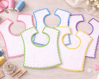 ITH Baby Bib Embroidery Design – Machine Applique Pattern (Zipped Files)
