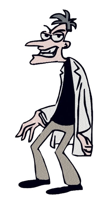 PHINEAS & Ferb-machine Embroidery Design,digital Embroidery Design ...