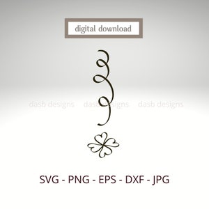 Handgetekende uitroep SVG, St. Patrick&#39;s Day, Instant Download, Shamrock, Cute Interpunctie Clip Art