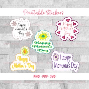 Mother’s Day Stickers, Mom life SVG, Teacher craft PNG, digital download, printable Clipart