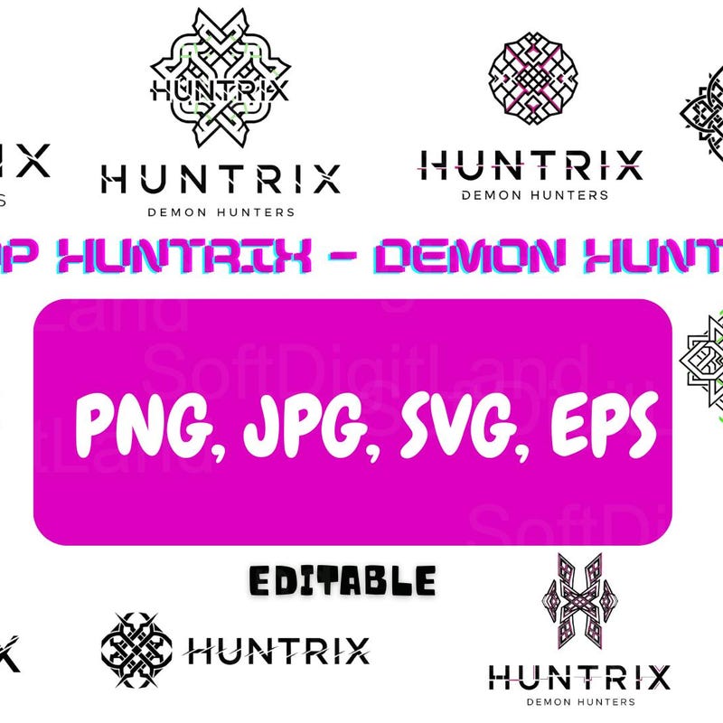 Huntrix Silhouette Svg - Etsy