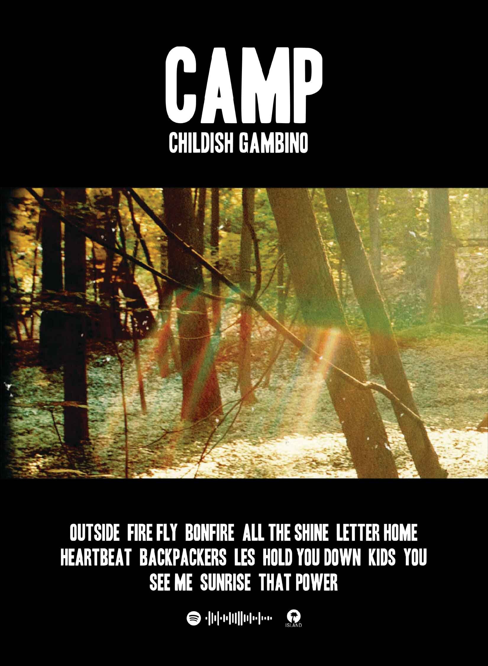 Childish Gambino 'Camp' Album Poster sold by Hajira | SKU 40461503 | 60%  OFF Printerval