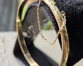 Florentine Vermeil Bangle Bracelet