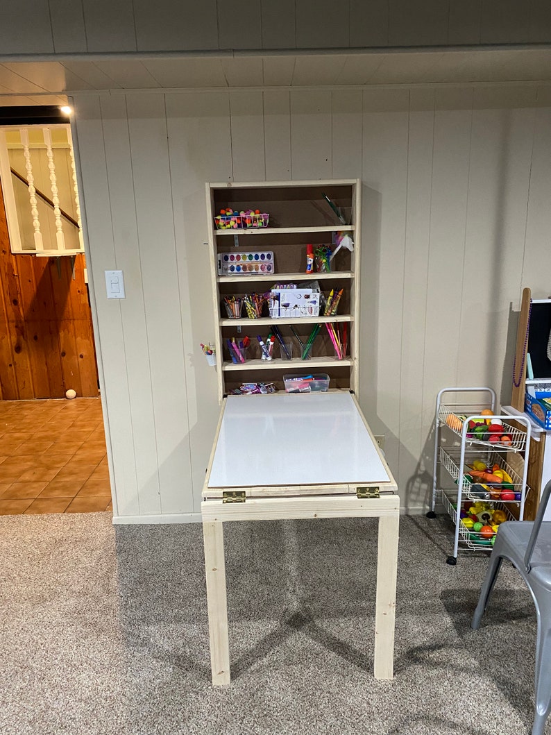 Hideaway Art Desk Etsy