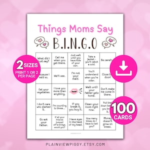 Black Mothers Bingo - Etsy