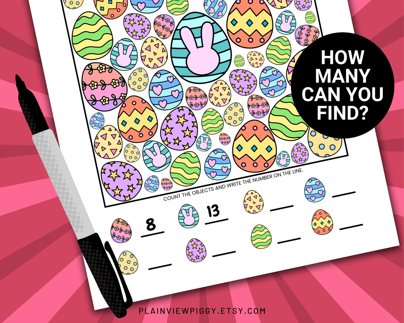 Easter Search and Find Game, Printable Easter Game, Easter Egg Hunt ...