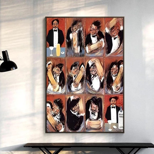Guy Buffet Making of the Perfect Martini Print Etsy