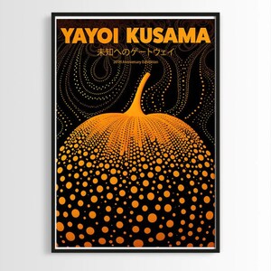 Yayoi Kusama - Pumpkin Colorfull Photographic Print for Sale by  penrosej121