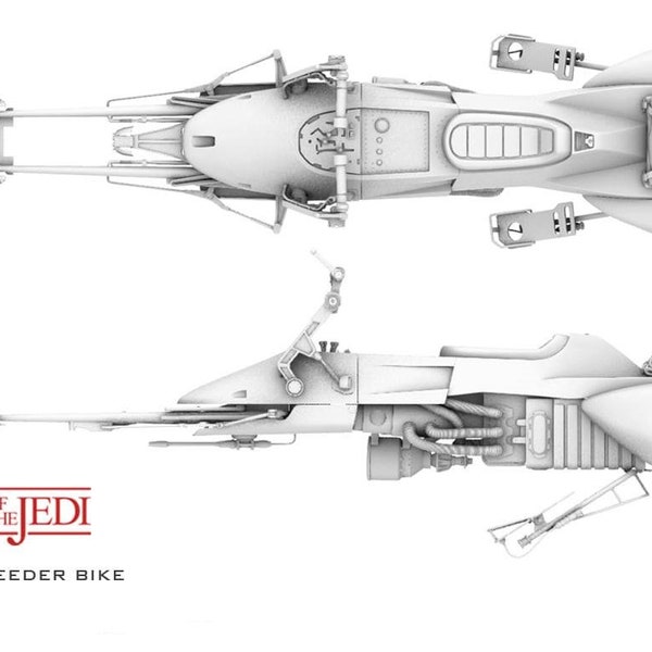 Speeder Bike studio scale Star WarsStar Wars Speeder Bike Luke Skywalker Leia Skywalker Scout Trooper