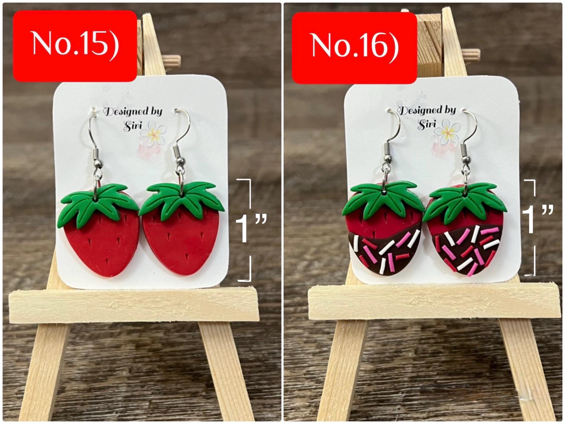 Valentines Day Earrings Polymer Clay Earrings Red pink Heart Cookie Love Earrings Light Weight Fish Hook Wires Sweater Mason Jar Earrings
