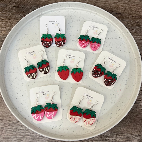 Polymer Clay Food Earrings Etsy