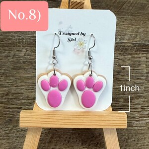 Easter Egg Basket Earrings 3D Polymer Clay Macaroon Basket Dangle Earrings,Bunny carrying Carrot Sugar Cookie Light Weight Handmade Jewelry No.8