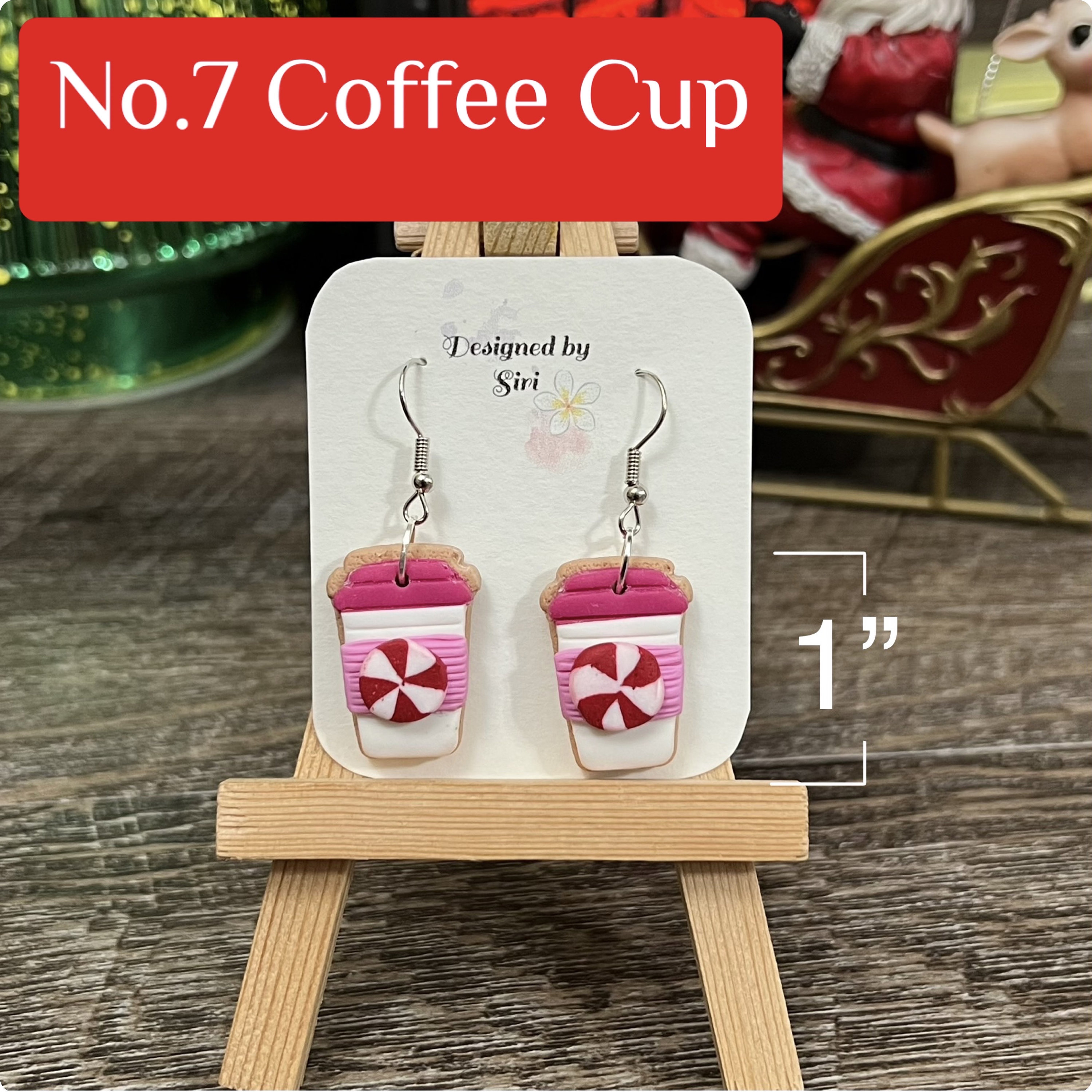 Pink Christmas Earrings, Snowman Earrings Clay, Fish Hook Wires Dangle Sugar Cookie Handmade Jewelry, Pine Tree Christmas Tree Earrings