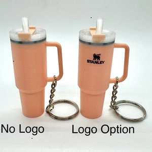 Stanley Inspired Miniature Tumbler Cup Keychain Key Accessory Ornament
