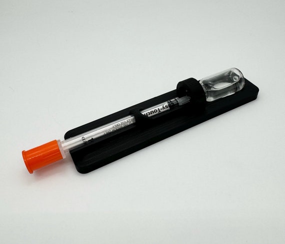 tirzepatide syringe size Syringe Guide Reusable Peptide Vial Storage Multiple Colors & Sizes Custom  3D Printed Tirzepatide Semaglutide 3ml Vial