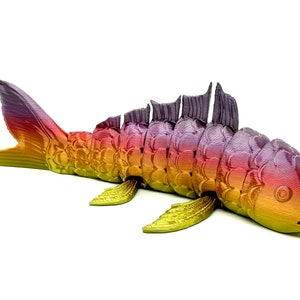 3D Printed Articulating Flexible Koi Fish Sensory Toy Gadget Fidget Desk Gift