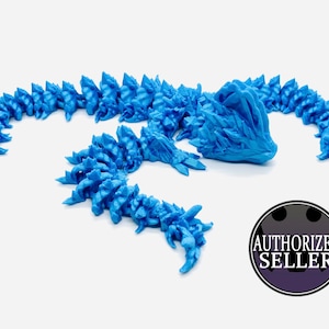 3D Printed Articulating Jellyfish Dragon Cinderwing3d Exclusive Sea Crystal Dragon Giant Flexible Fidget Toy Articulated Cinderwing TikTok