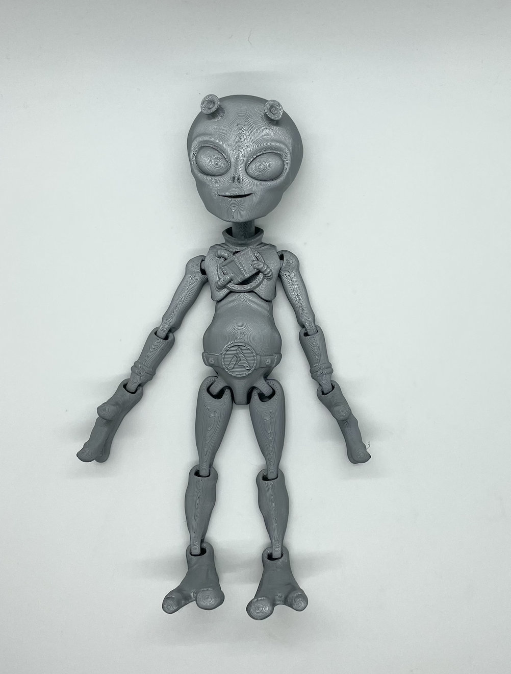 3D Printed Articulating Flexible Alien Sensory Toy Gadget Flexi Factory ...