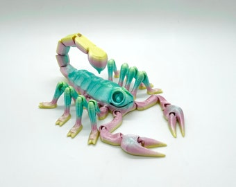 3D Printed Articulating Flexible Scorpion Sensory Toy Gadget Flexi Factory Authorized Seller Articulated