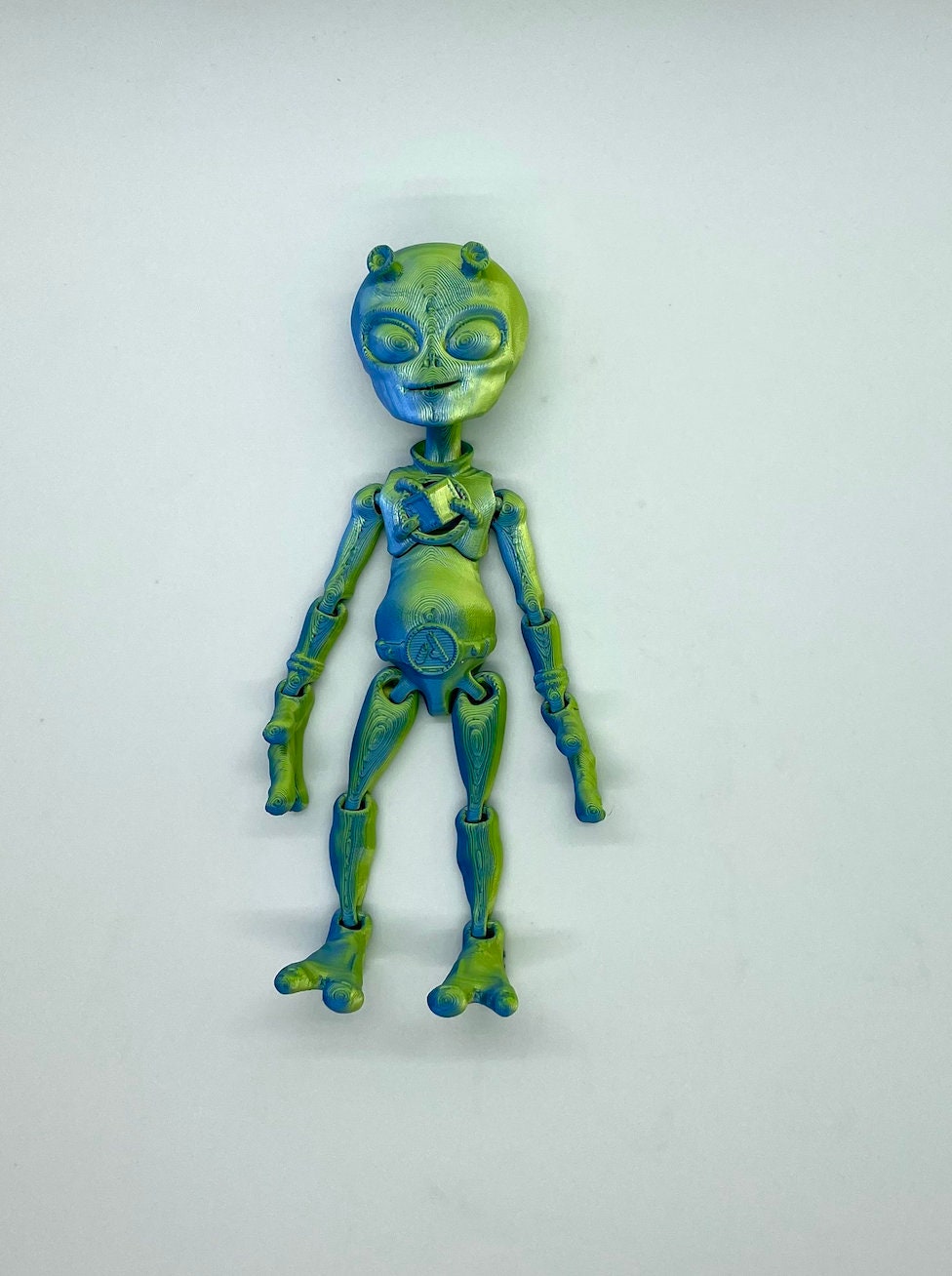 3D Printed Articulating Flexible Alien Sensory Toy Gadget Flexi Factory ...