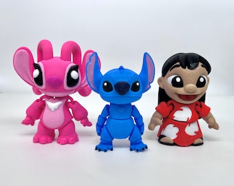 Lilo Stitch 3D Printed Baby Angel Sensory Toy Gadget Fidget Desk Toy Easter Gift