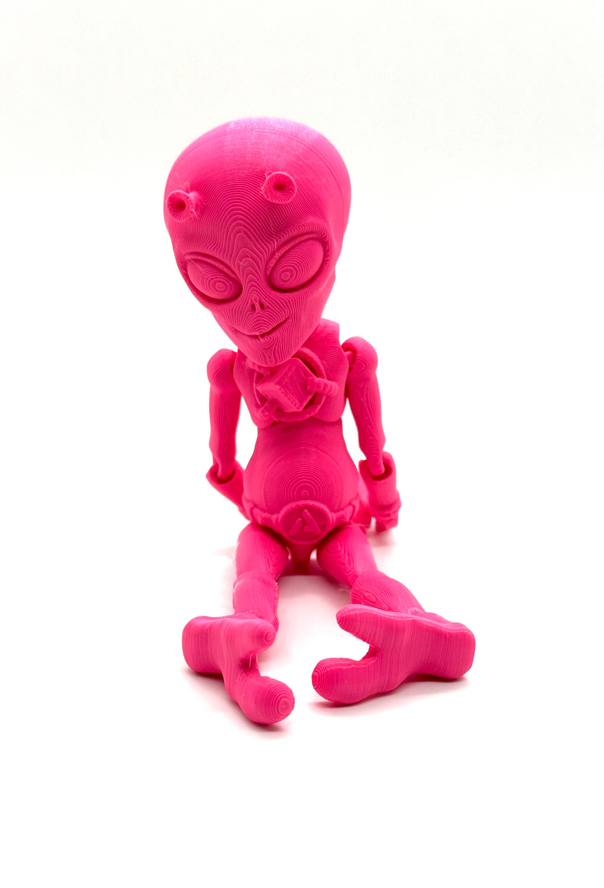 3D Printed Articulating Flexible Alien Sensory Toy Gadget Flexi