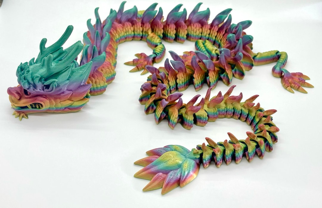 NEW Ocean Sea Dragon Flexible Dragon 3D Printed -  Denmark