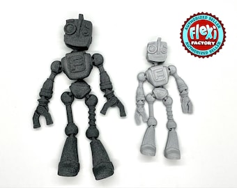 3D Printed Articulating Flexible Robot Sensory Toy Gadget Flexi Factory Authorized Seller TikTok Articulated