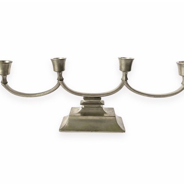Pewter Candelabra Etsy