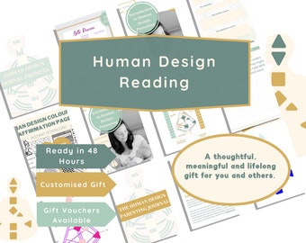 Human Design Reading Human Design Chart Human Design Bodygraph Human Design Report Human Design Gift Human Design Resources