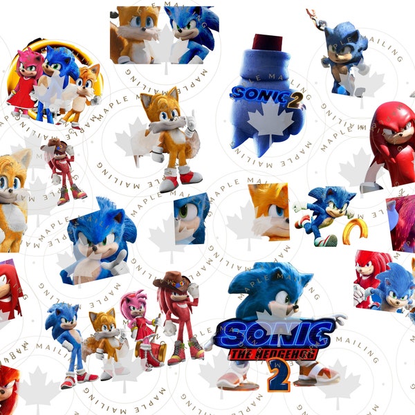 Sonic Tails and Knuckles Png - Etsy